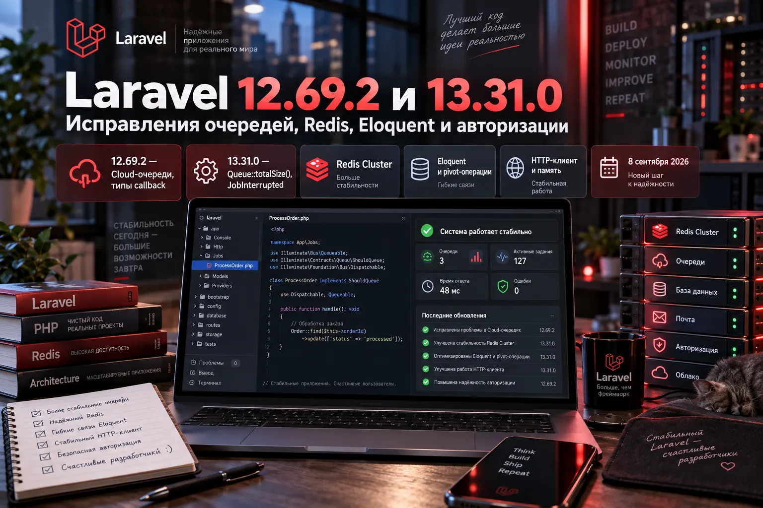 Laravel 12.69.2 и 13.31.0