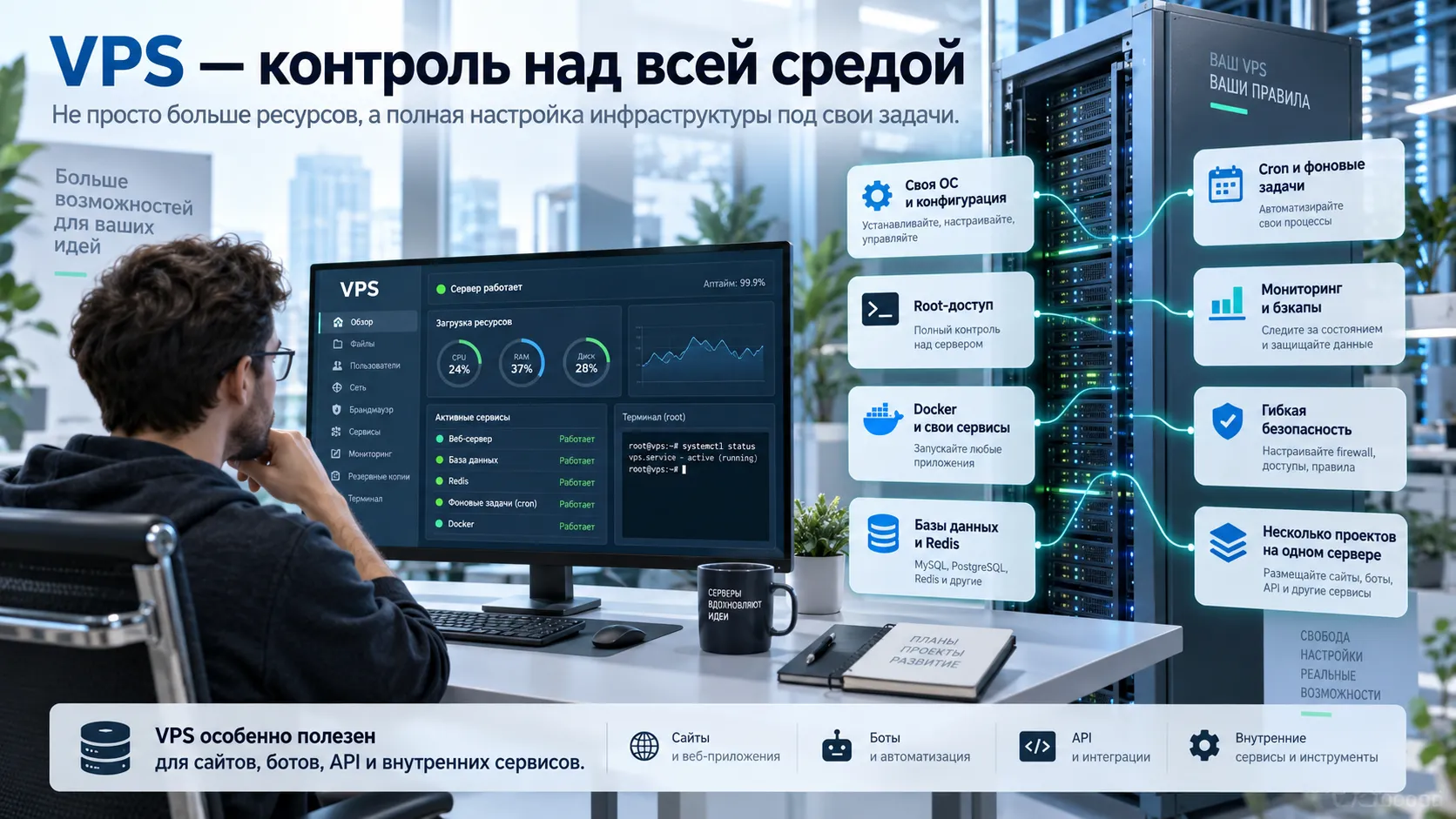 VPS - контроль над всей средой