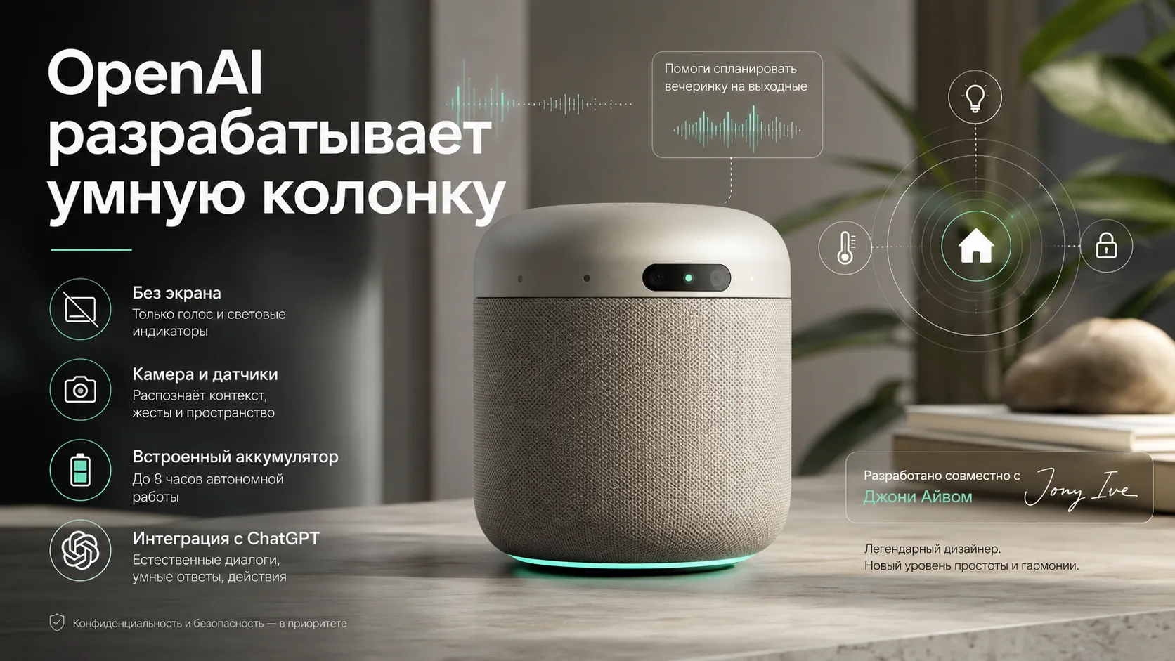 OpenAI готовит умную колонку