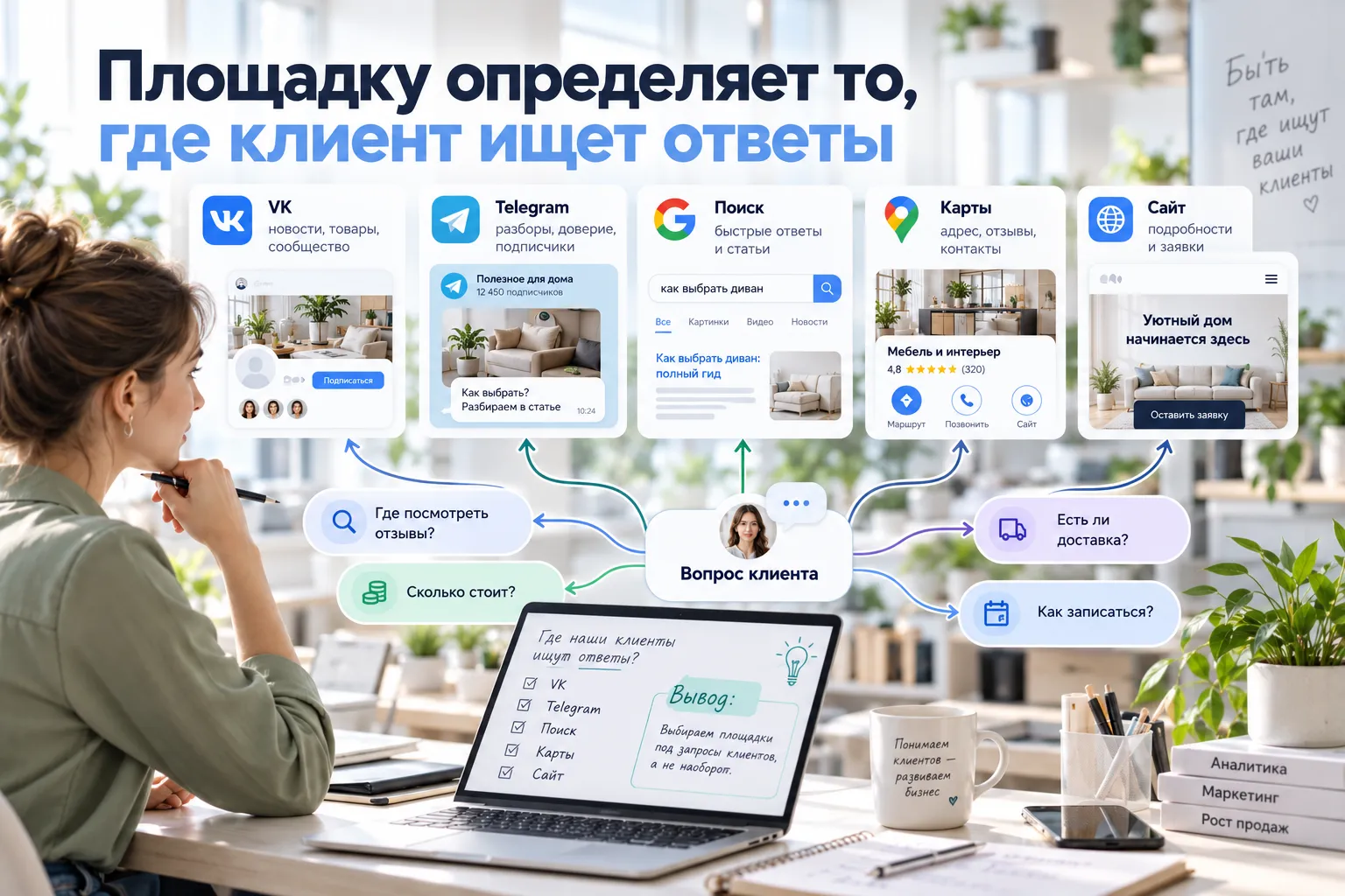 Выбор соцсети для продвижения