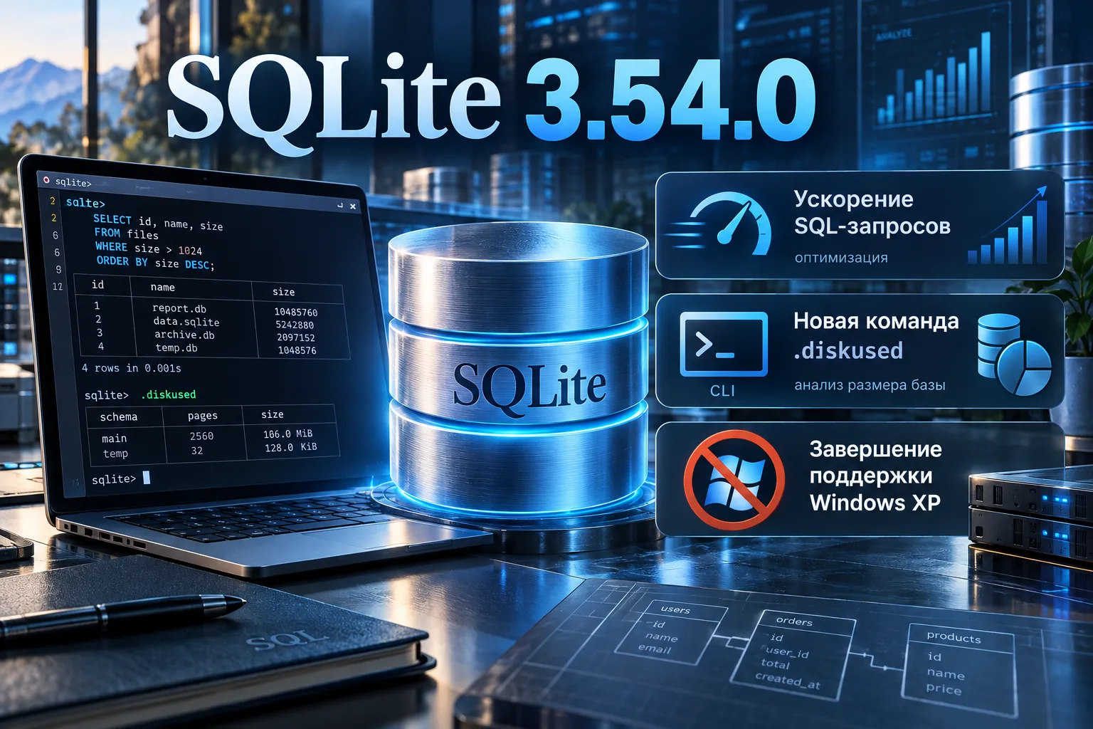 SQLite ускоряет SQL-запросы