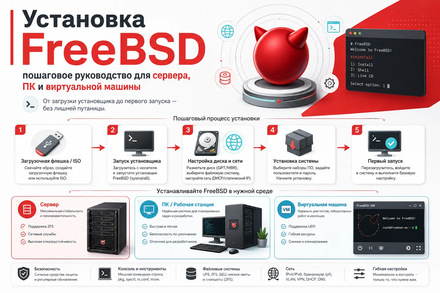 Установка FreeBSD