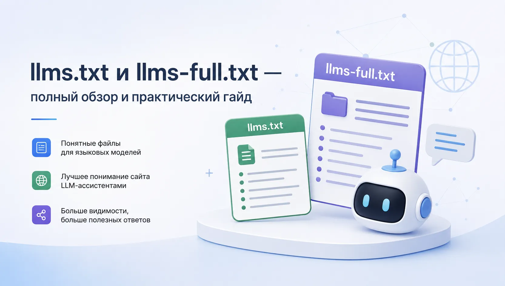 llms.txt и llms-full.txt — понятный способ подготовить сайт к AI-поиску