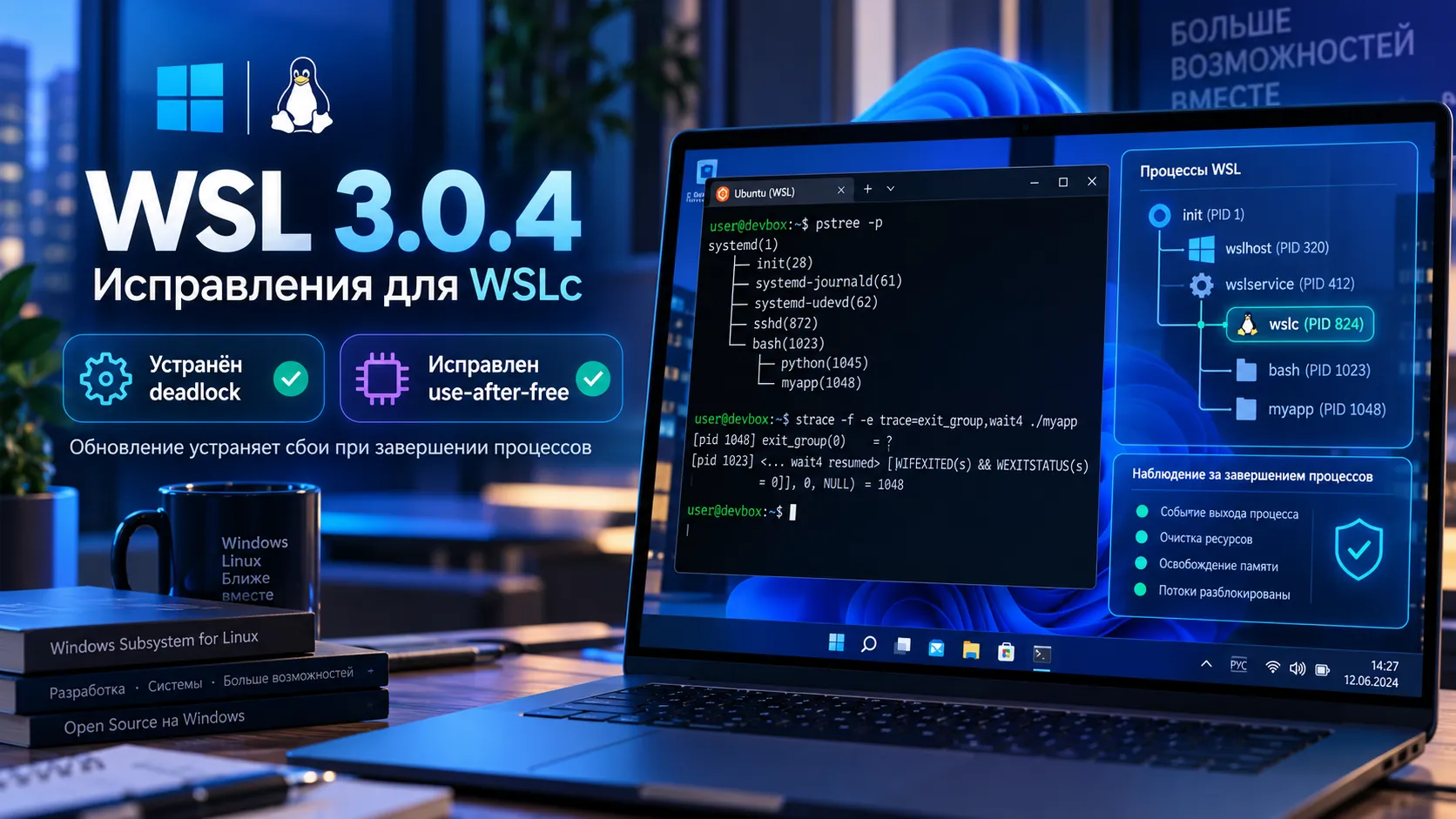 WSL 3.0.4 — Microsoft исправила риск зависаний