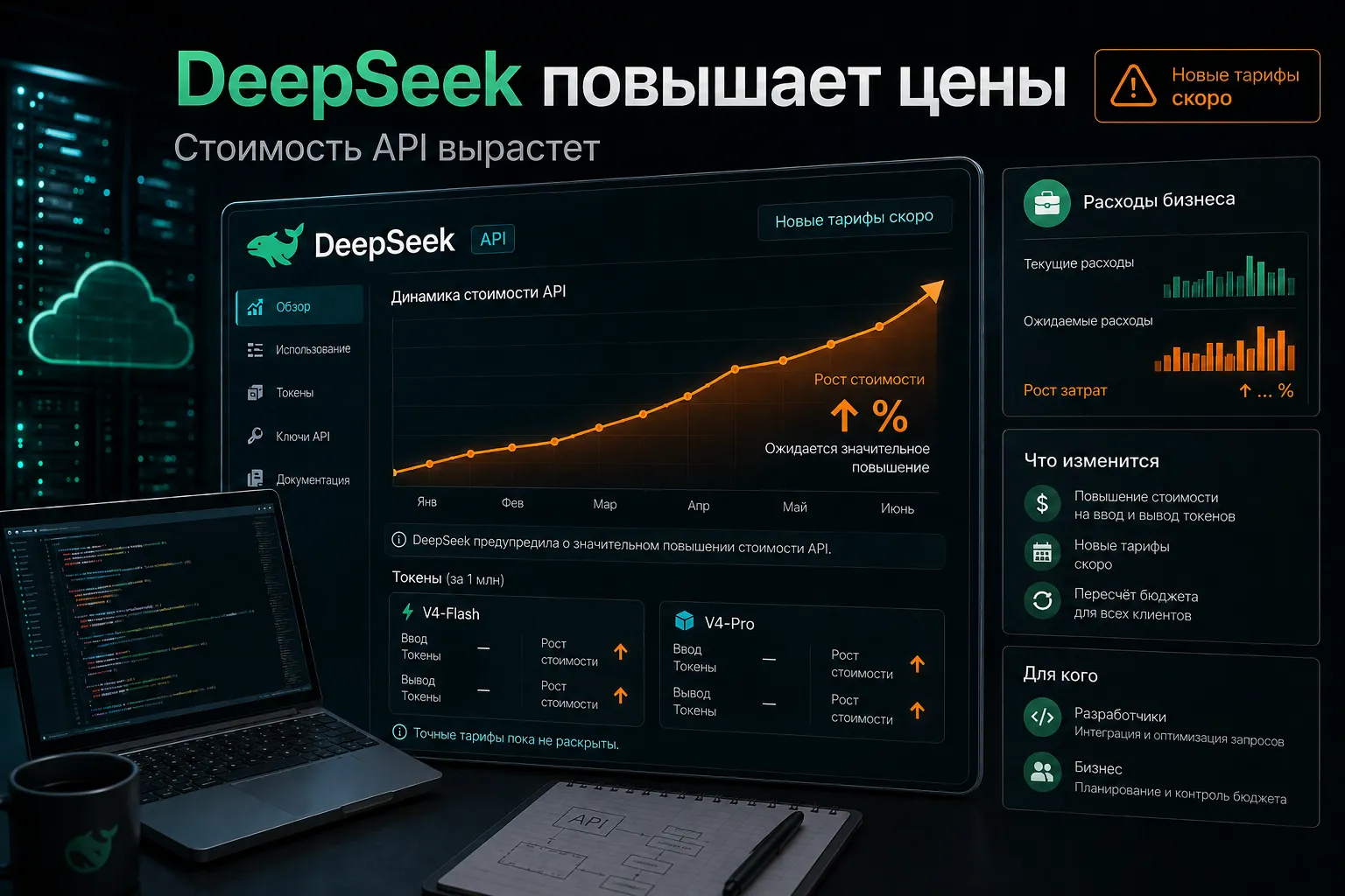 DeepSeek готовит значительное повышение цен на API