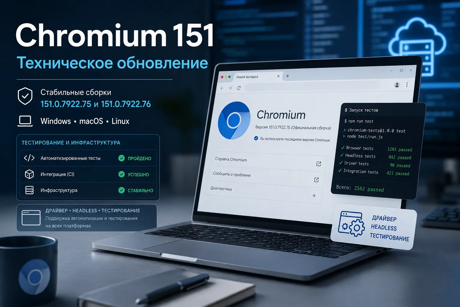 Chromium 151 получил техническое обновление