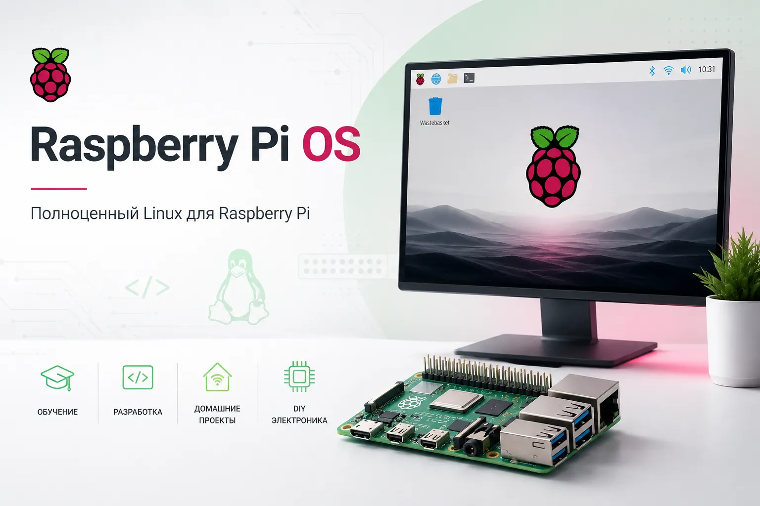 Raspberry Pi OS — маленькая система&nbsp;для железа Raspberry Pi