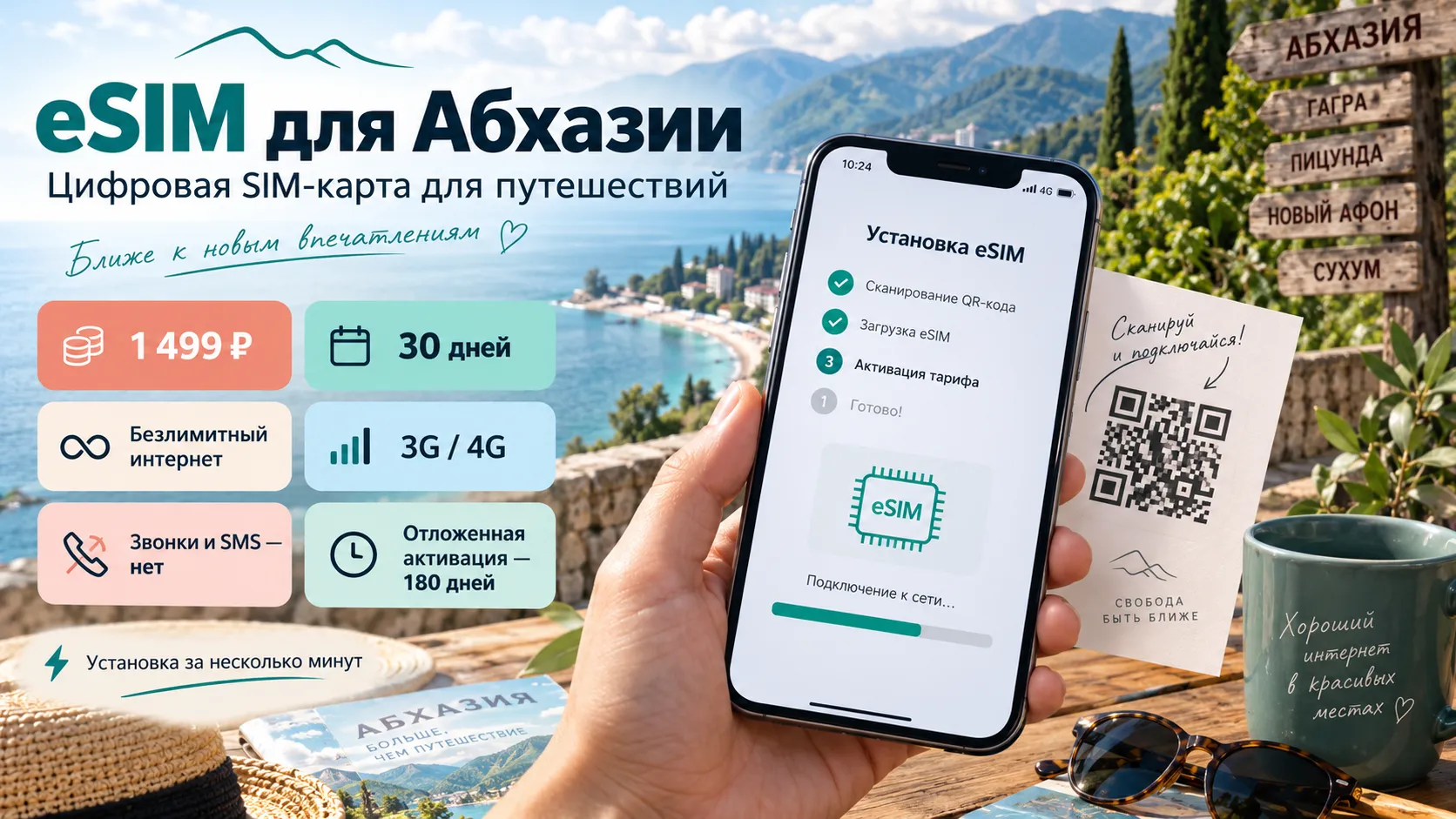 eSIM в путешествиях