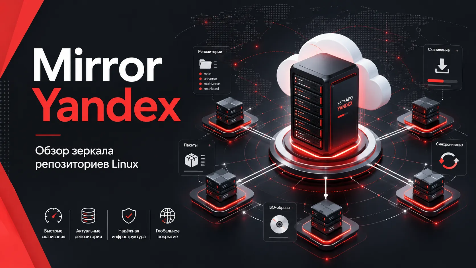 Mirror Yandex — удобное зеркало репозиториев