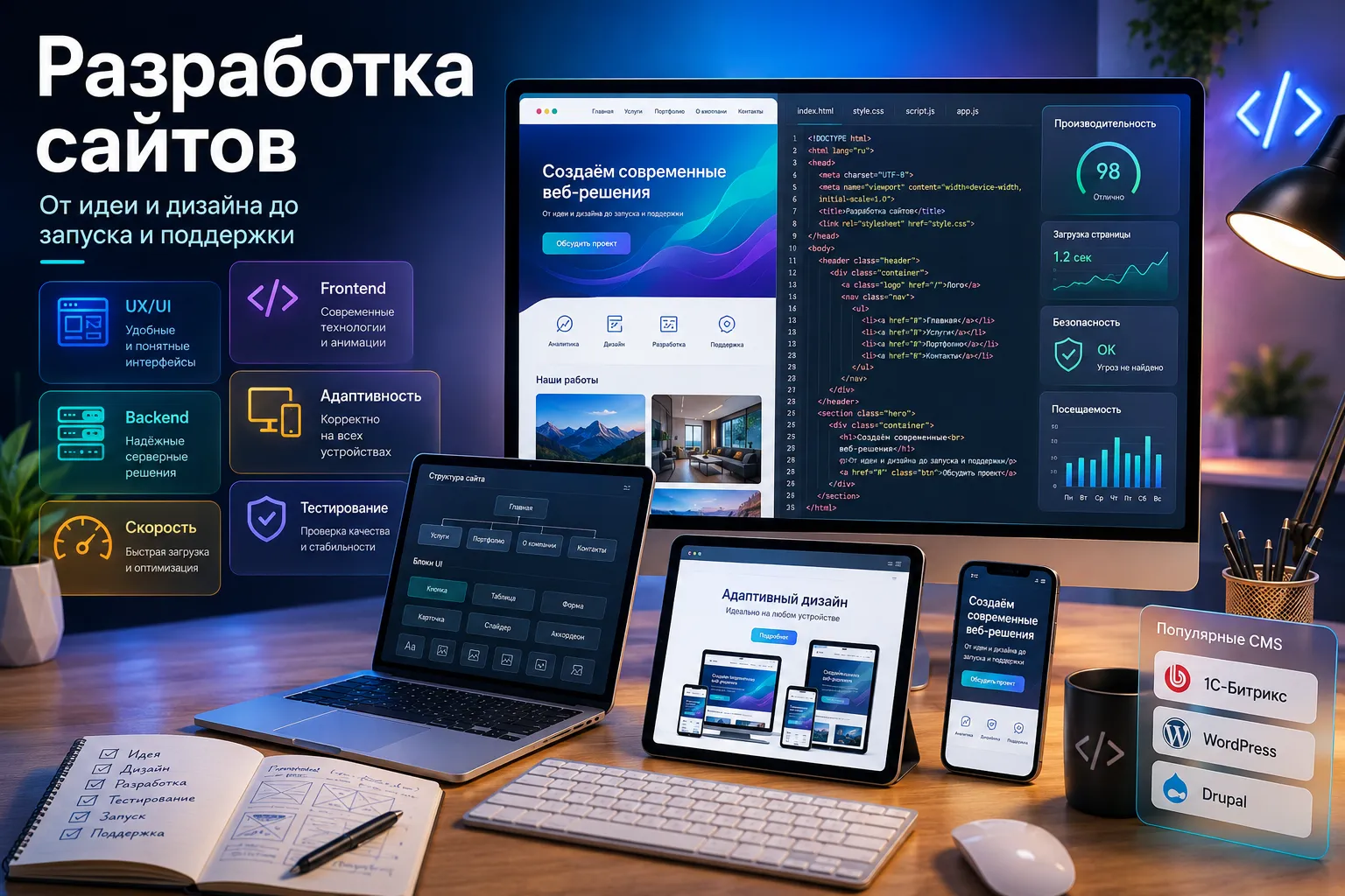 Разработка сайтов