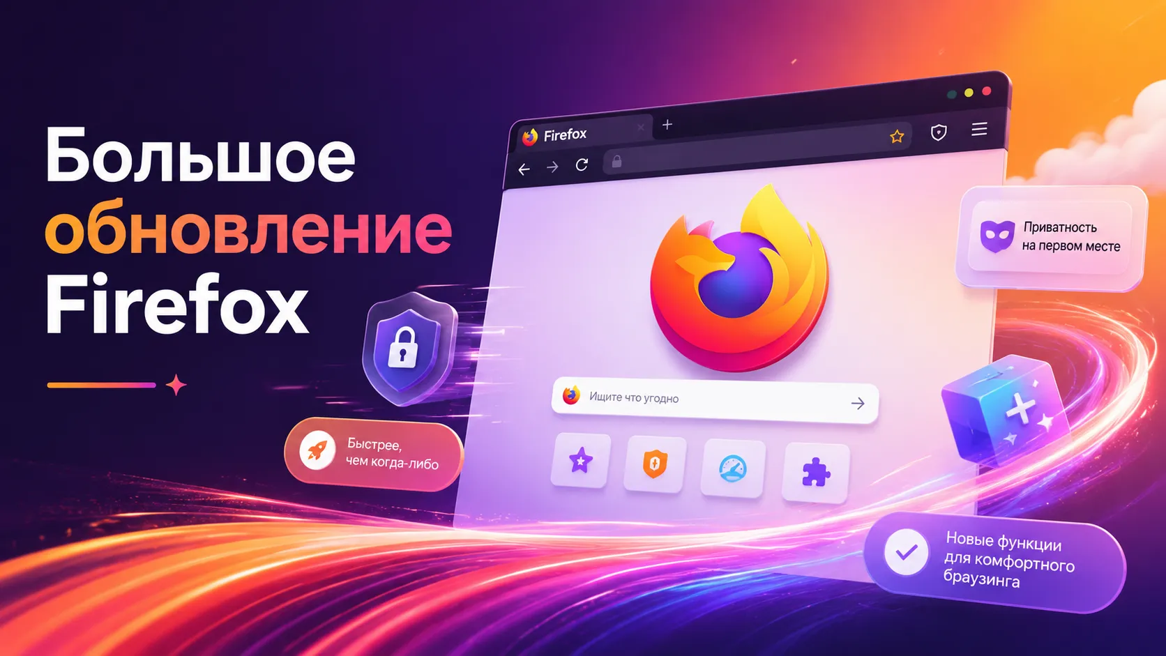 Firefox 151 — большое обновление