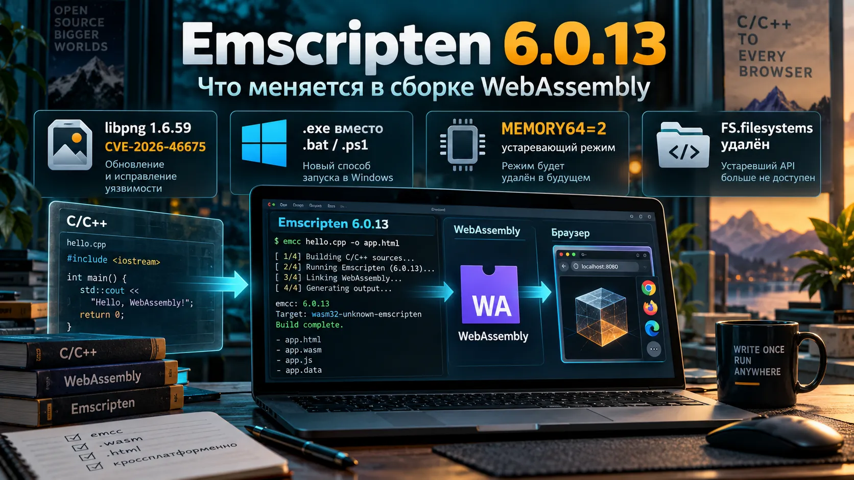 Emscripten 6.0.13