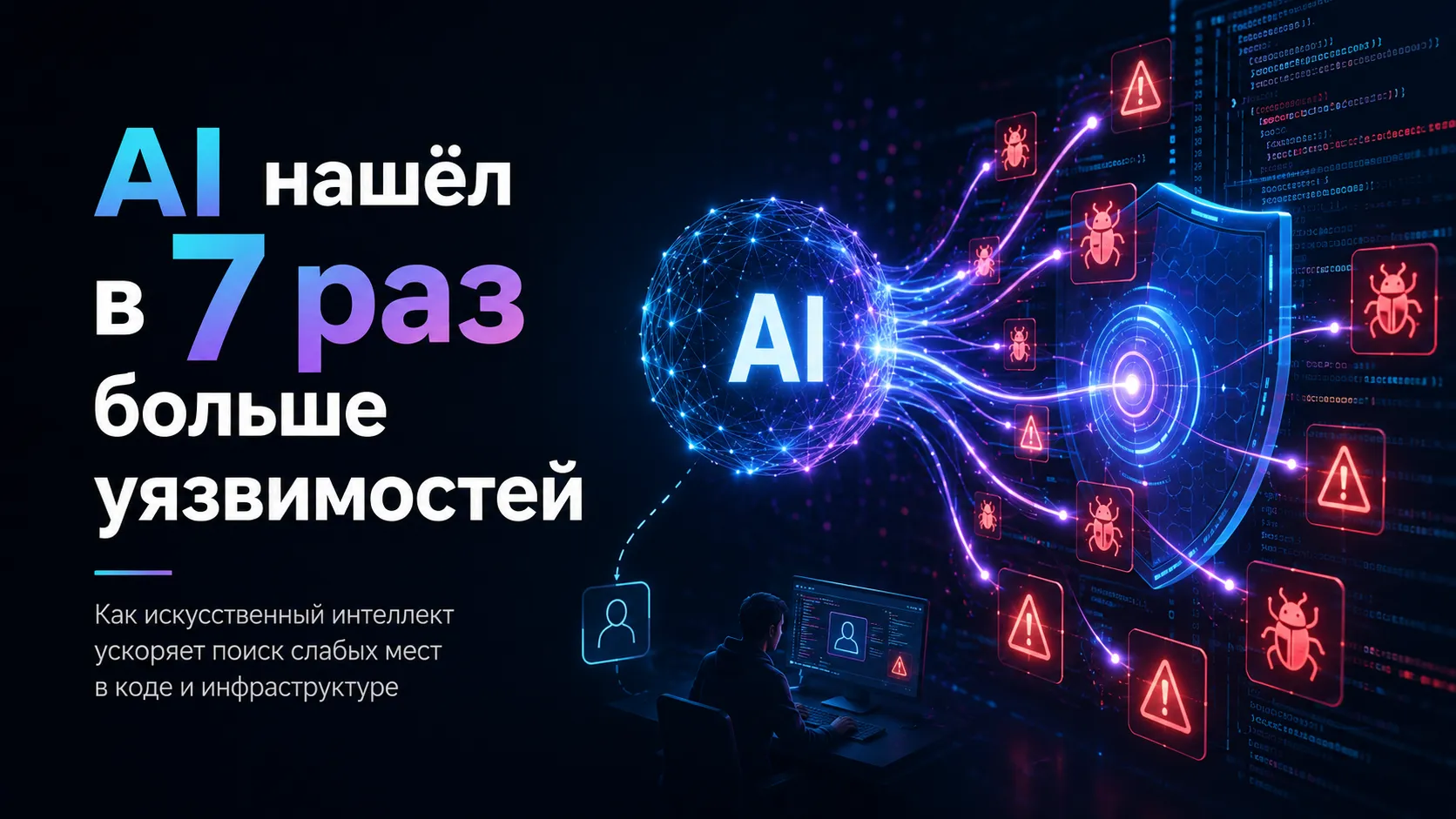 AI нашёл в 7 раз больше уязвимостей