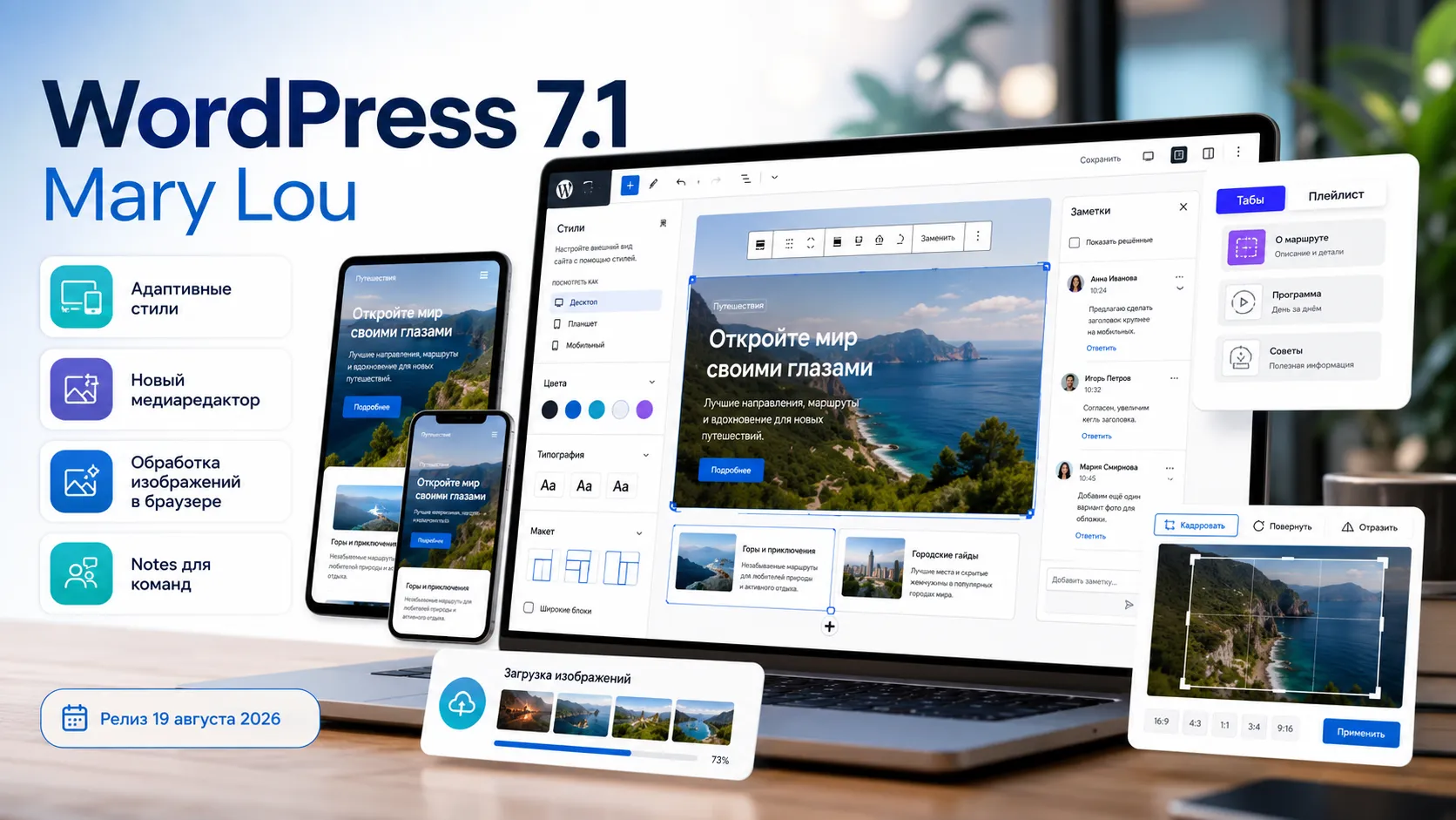 WordPress 7.1 «Mary Lou»