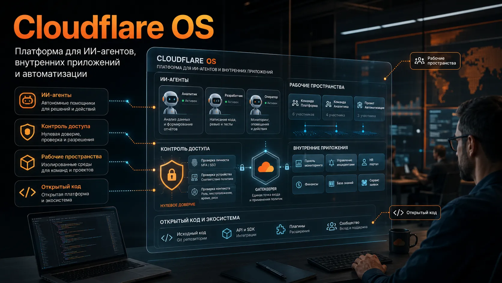 Cloudflare открыла Cloudflare OS