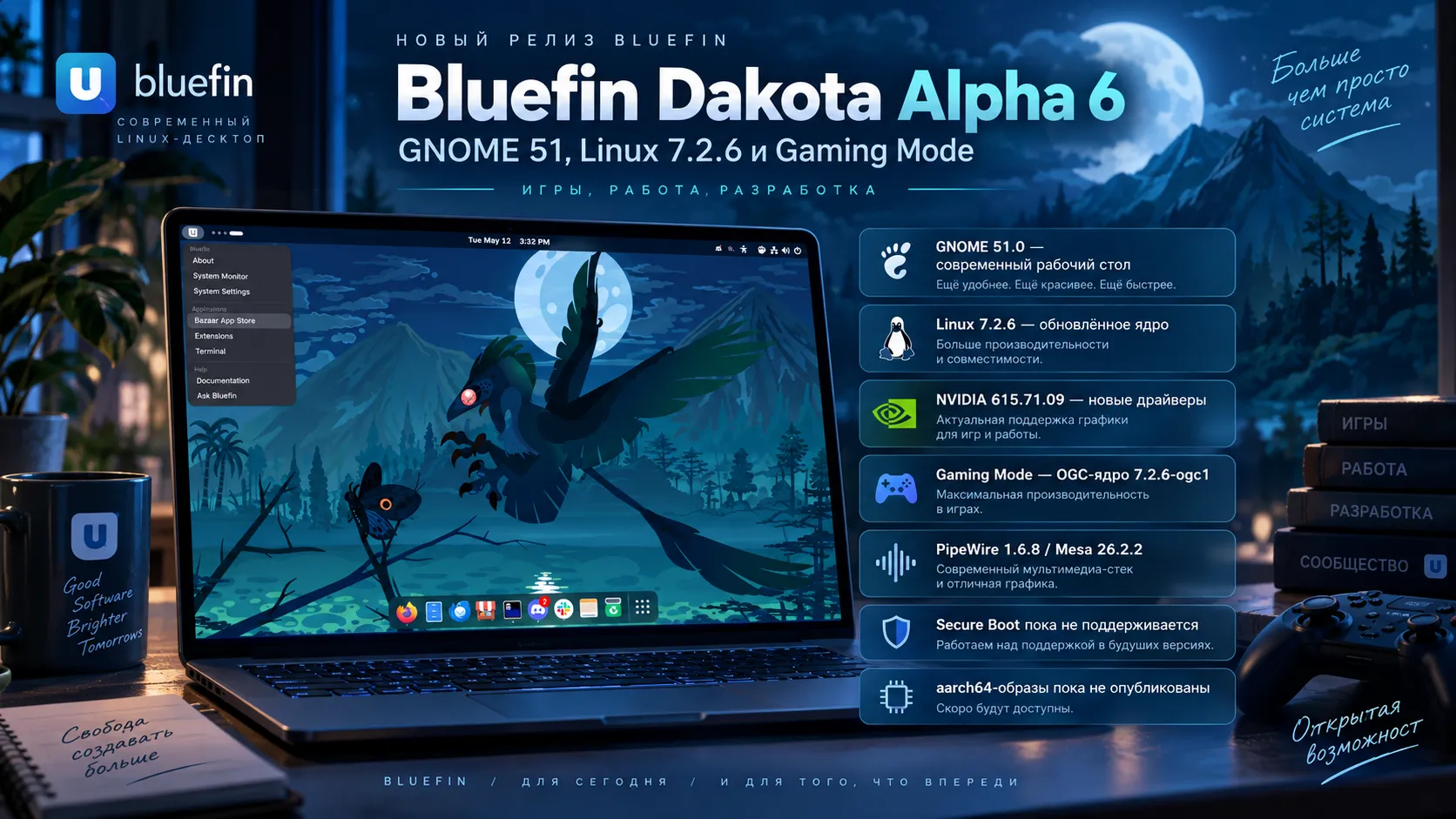 Bluefin Dakota Alpha 6