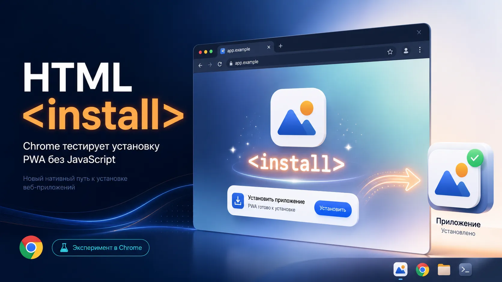 HTML <install>