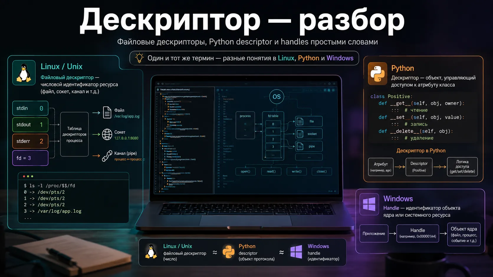 Дескриптор — что это такое и зачем он нужен