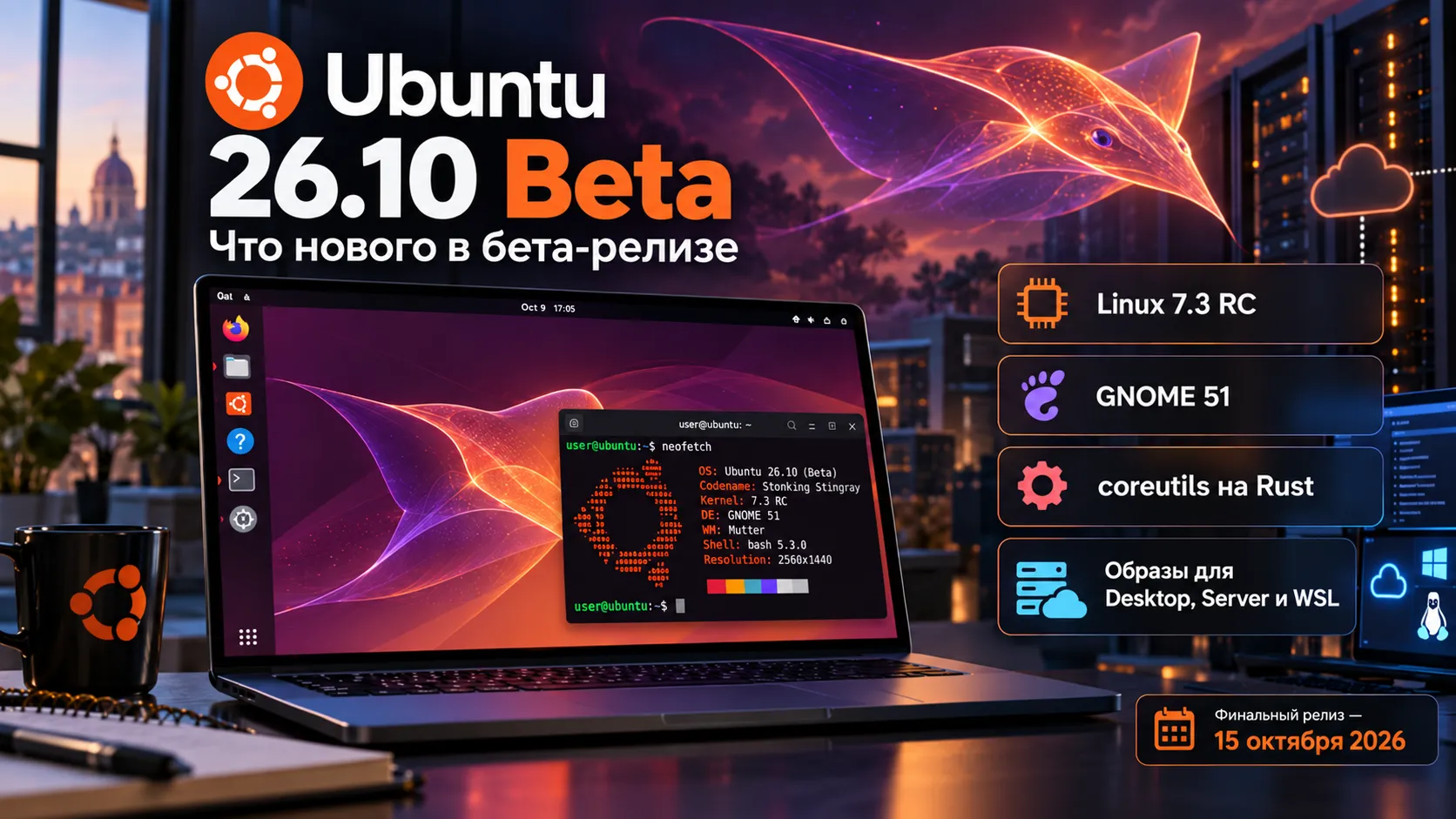 Ubuntu 26.10 Beta