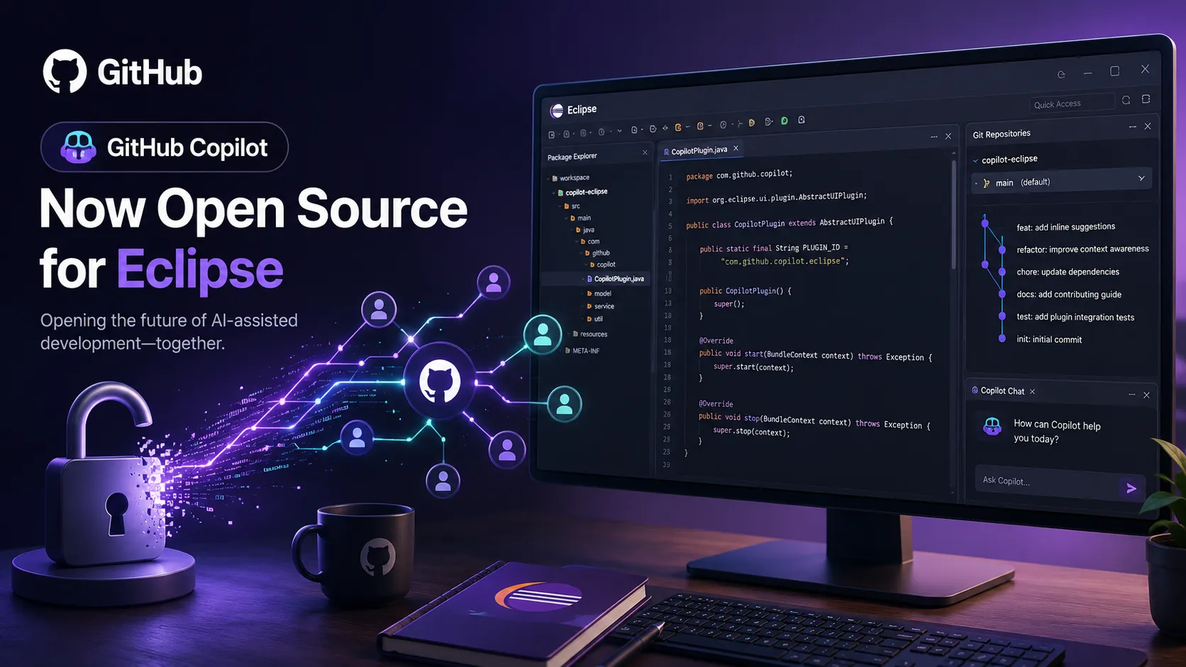 GitHub открыл исходный код Copilot for Eclipse