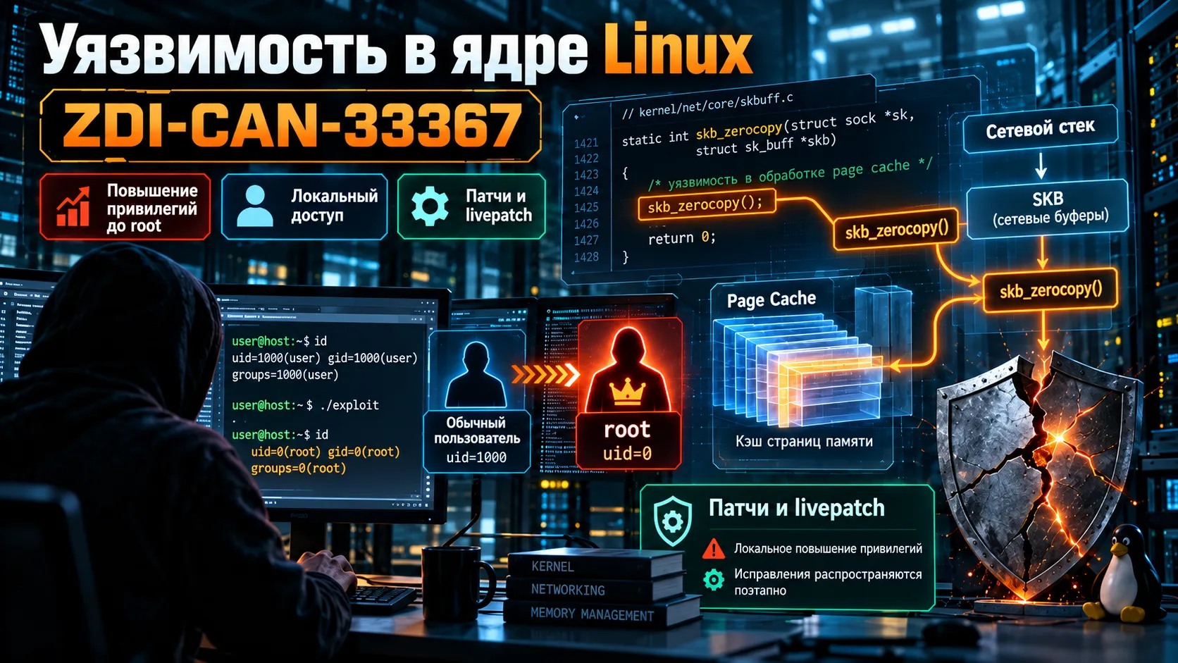 ZDI-CAN-33367 в ядре Linux