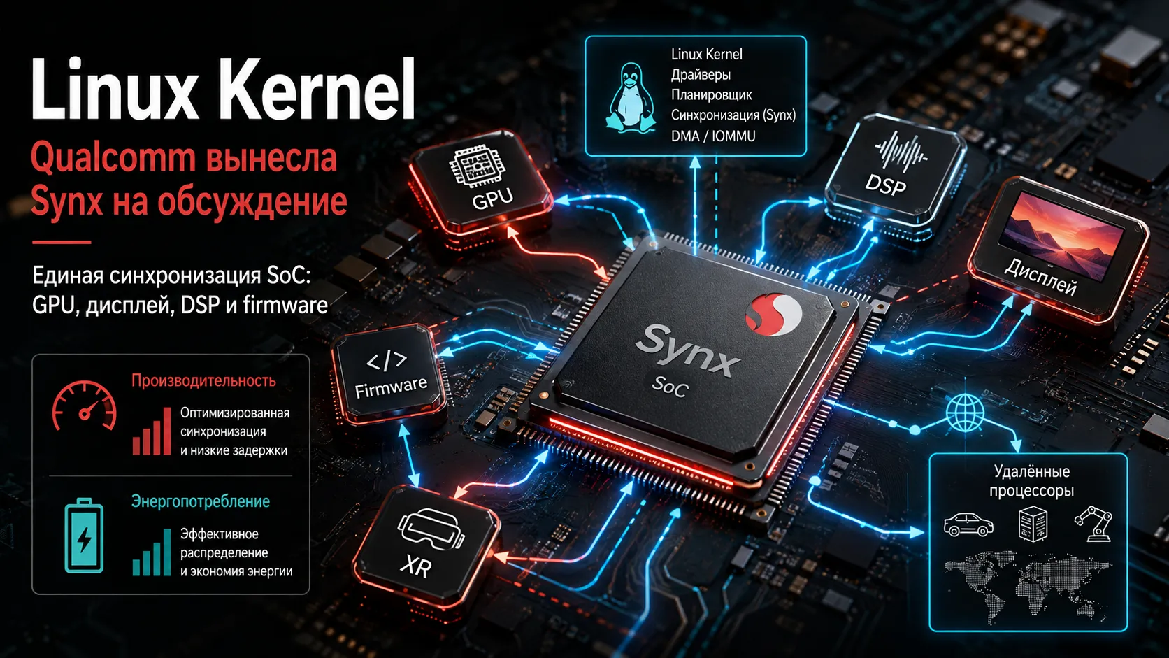 Qualcomm вынесла Synx на обсуждение Linux Kernel