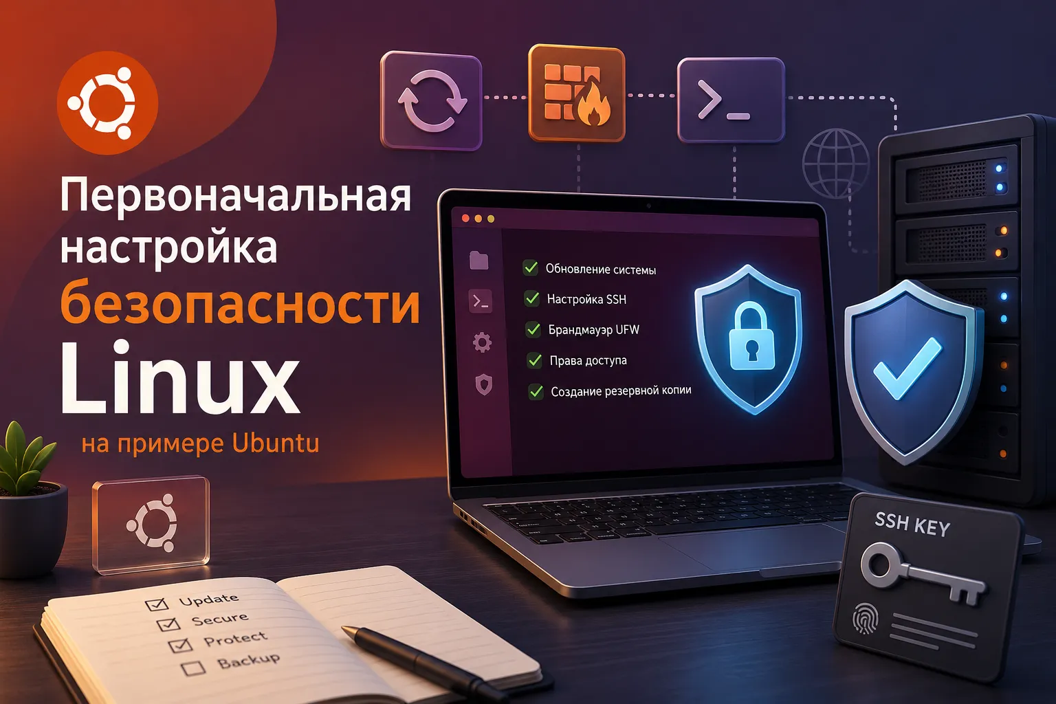 Базовая защита сервера после установки