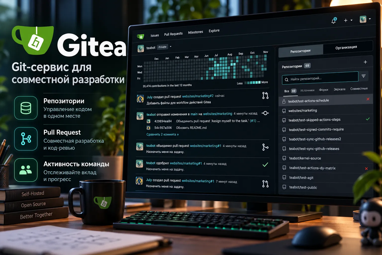 Gitea 28.2.0 закрыла уязвимости SSH и OpenID