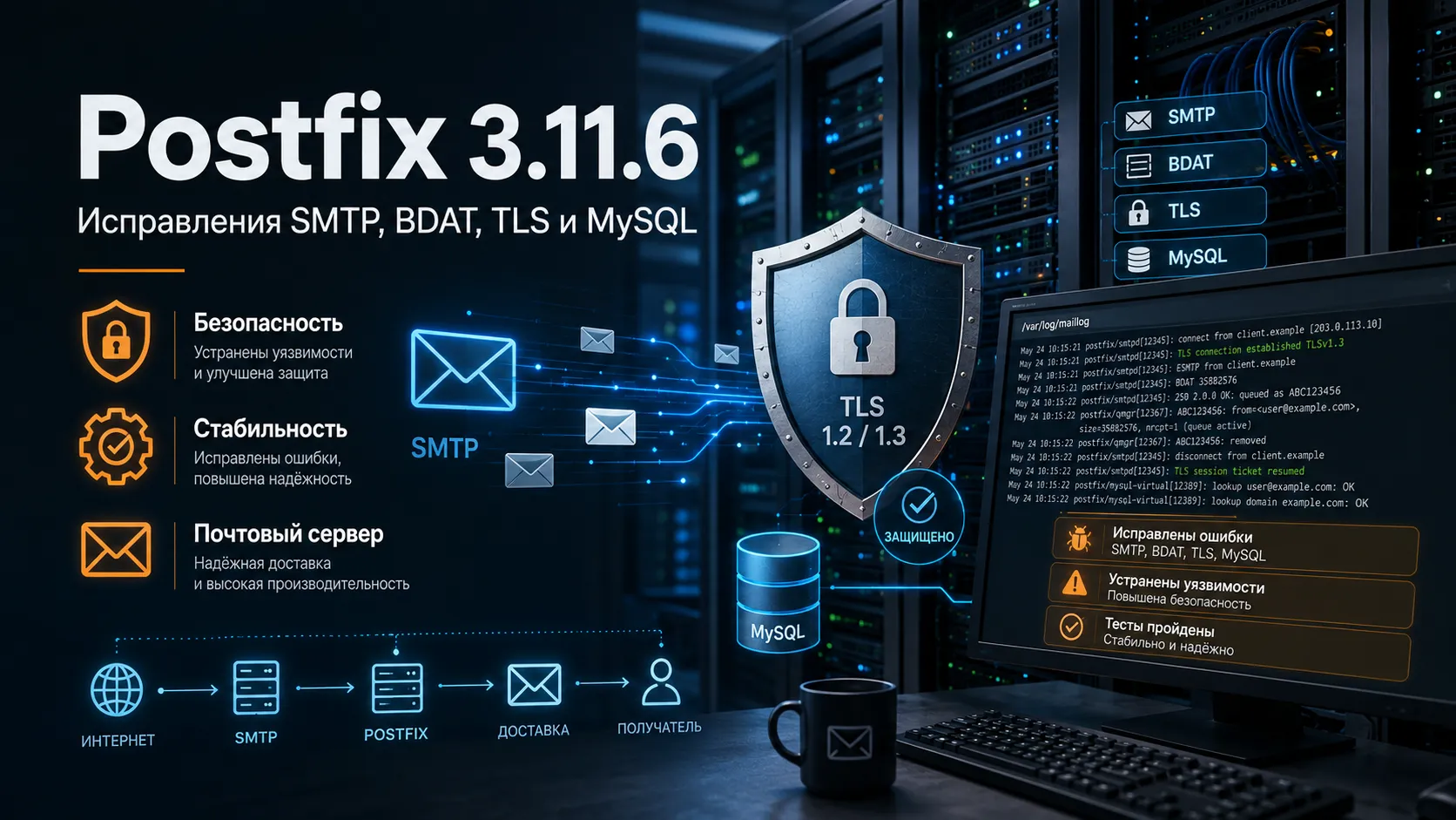 Postfix 3.11.6 — обход SMTP-политик