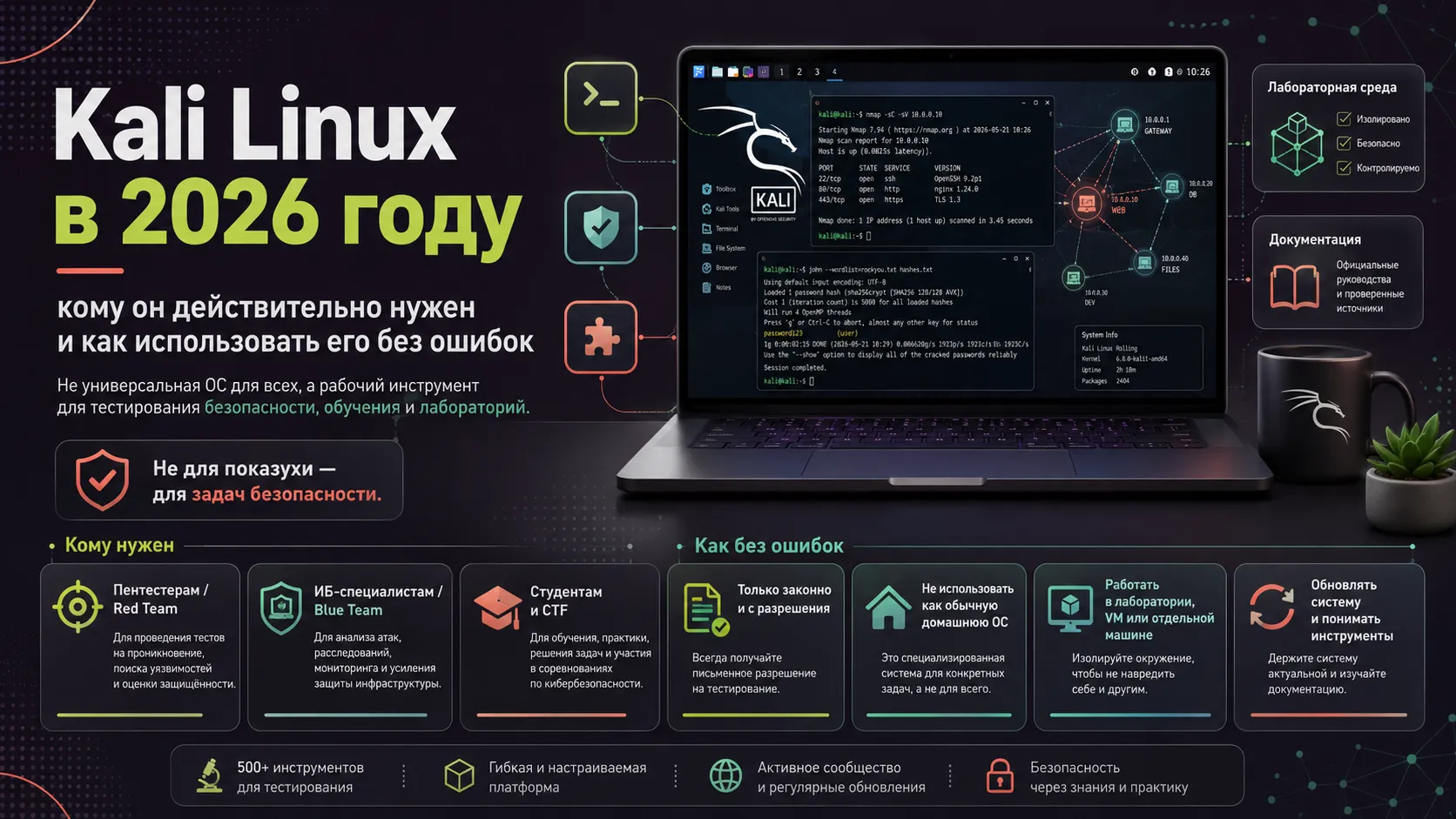 Kali Linux в 2026 году