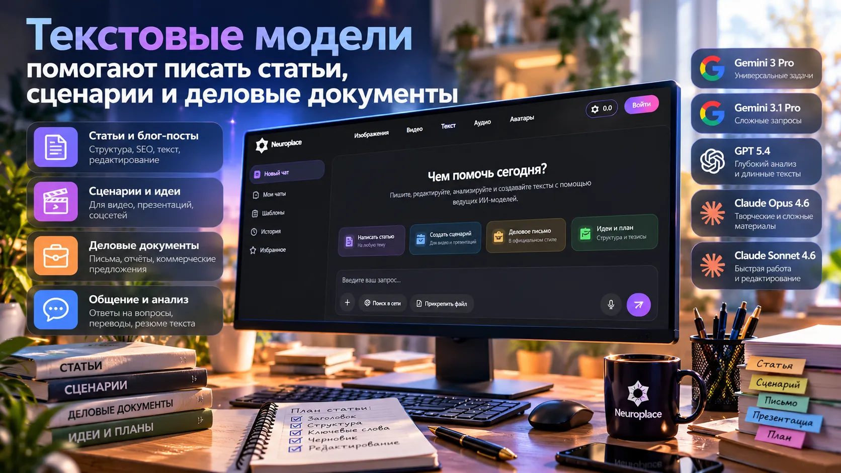 Текстовые модели помогают писать тексты