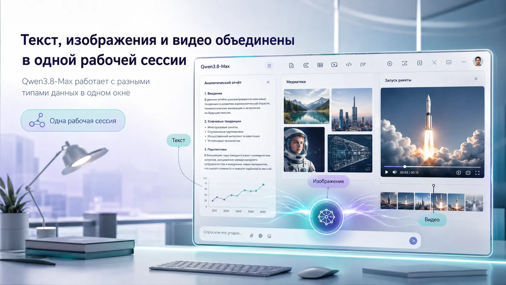 Qwen3.8-Max принимает текст, изображения и видео