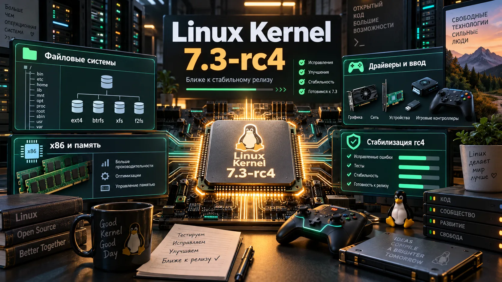 Linux Kernel 7.3-rc4