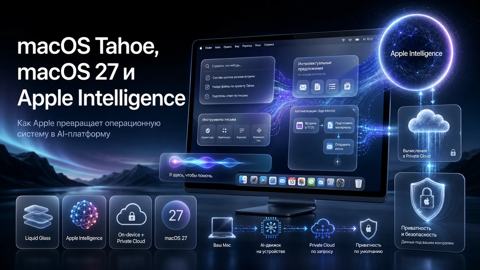 macOS Tahoe, macOS 27 и Apple Intelligence