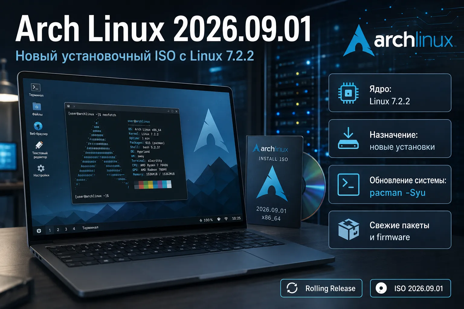 Arch Linux 2026.09.01