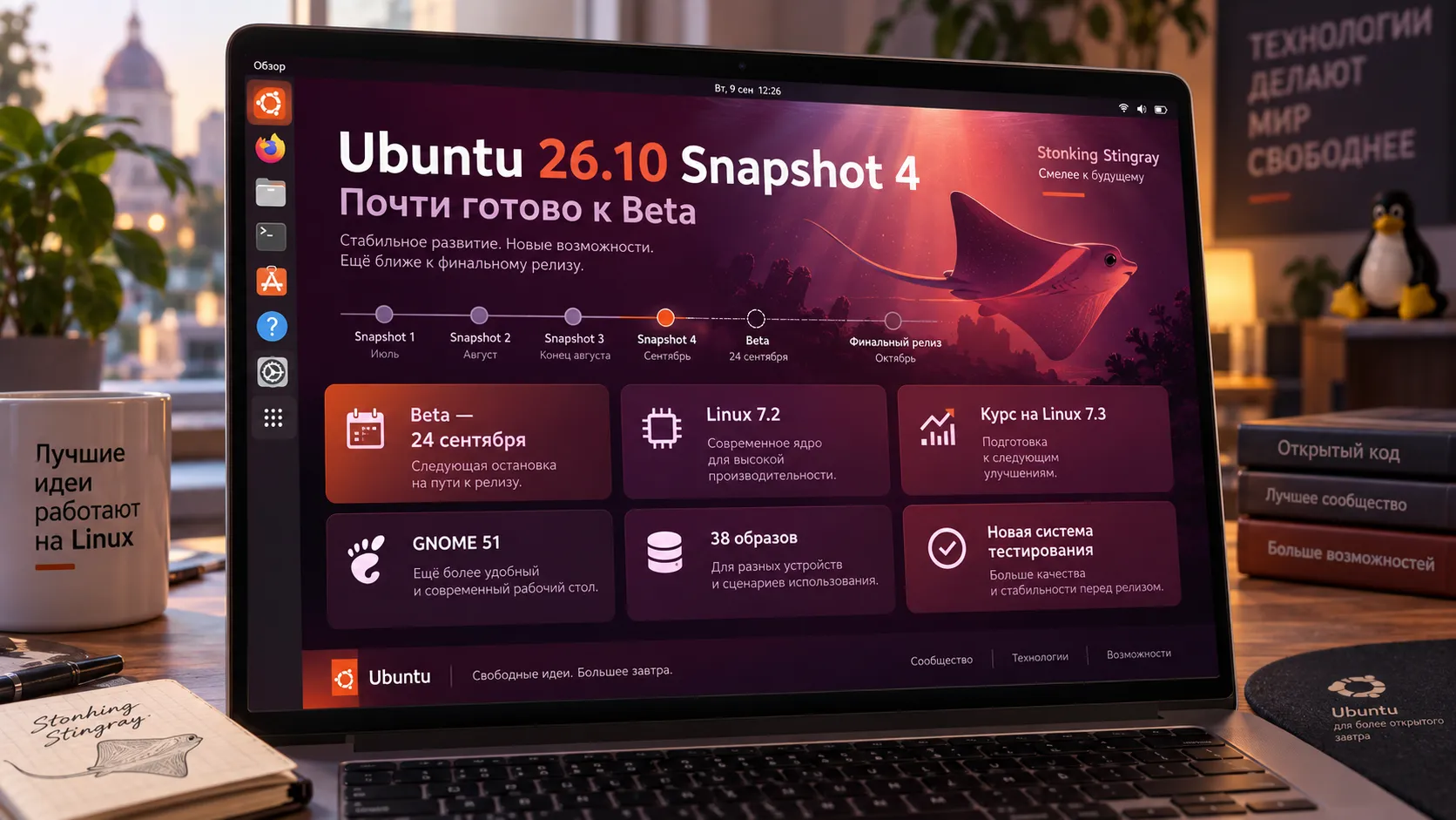 Ubuntu 26.10 Snapshot 4 