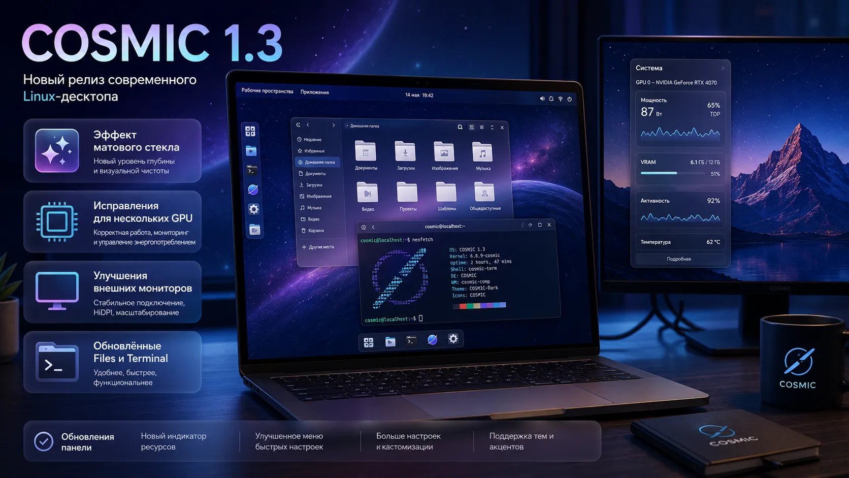 COSMIC - Linux Desktop