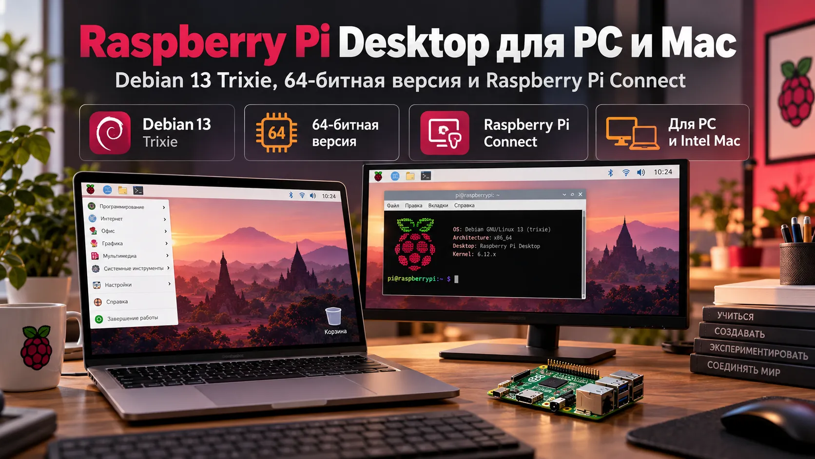 Raspberry Pi Desktop вернулся на PC и Mac