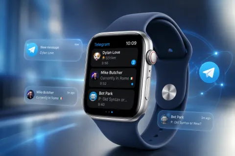 Telegram для Apple Watch — мессенджер вернулся на часы с полноценным нативным приложением