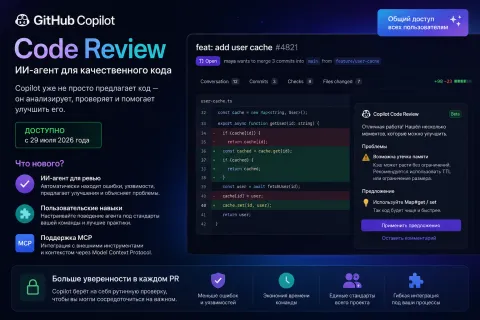 GitHub Copilot Code Review получил Agent Skills и MCP — ревью учитывает стандарты команды