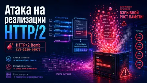 HTTP/2 Bomb — новая DoS-атака угрожает популярным веб-серверам