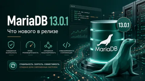 MariaDB 13.0.1 вышла в статусе RC — релиз усиливает SQL, InnoDB и диагностику сервера