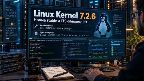 Linux Kernel 7.2.6 — исправления сетевого стека, файловых систем и драйверов