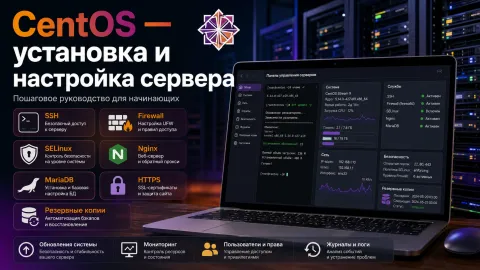 CentOS Stream 10 — установка и настройка сервера с нуля для начинающих