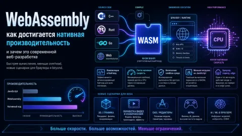 Как WebAssembly добивается нативной производительности и зачем это нужно современной веб-разработке