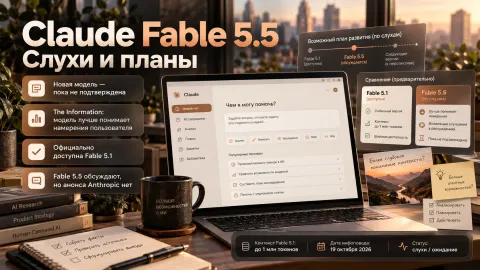 Claude Fable 5.5 — слухи о новой модели Anthropic усилились после сообщения The Information