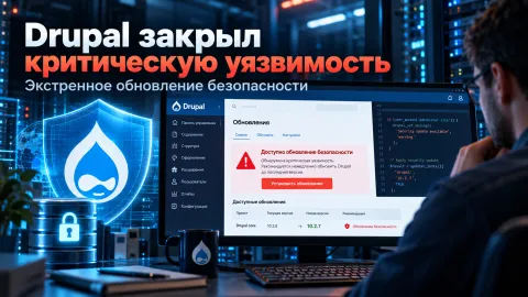Drupal закрыл критическую уязвимость Field UI — какие версии CMS затронуты