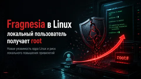 Fragnesia в Linux — новая kernel-уязвимость позволяет локальному пользователю получить root