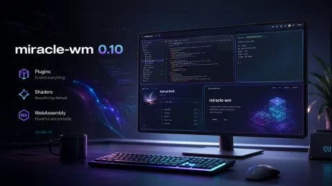 miracle-wm 0.10 — Wayland-композитор на Mir получил плагины с шейдерами и новые протоколы