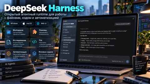 DeepSeek Harness v0.2 получил десктопные приложения для Windows и macOS